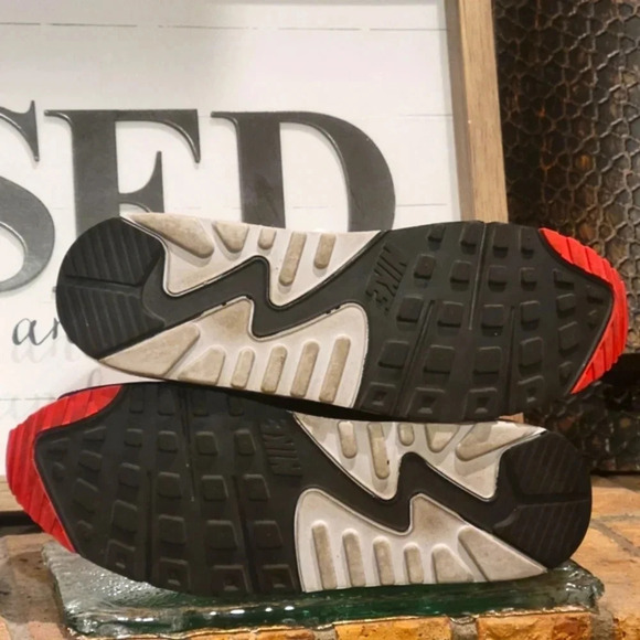 Nike Air Max 90 Wmns Sz 15.5 Purple White Wmns 15.5 | Mens 14 #CW1360 100 - Picture 6 of 9